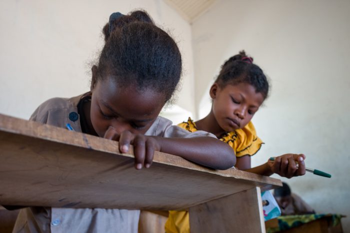 enfants à l'école Madagascar