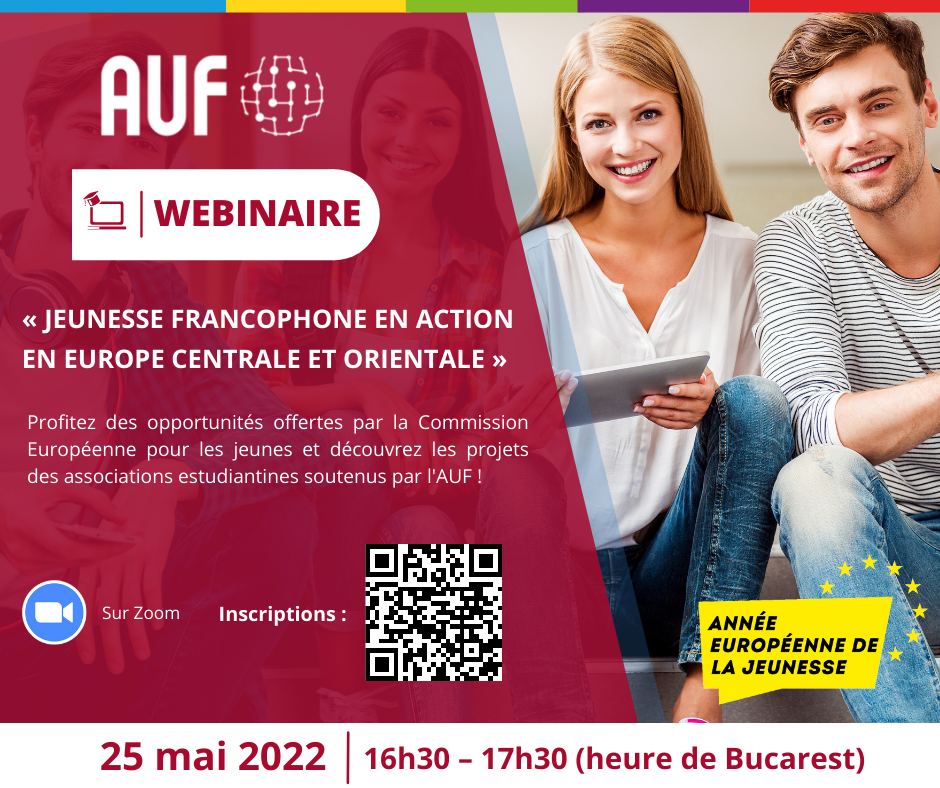 Visuel webinaire jeunesse francophone en Action auf