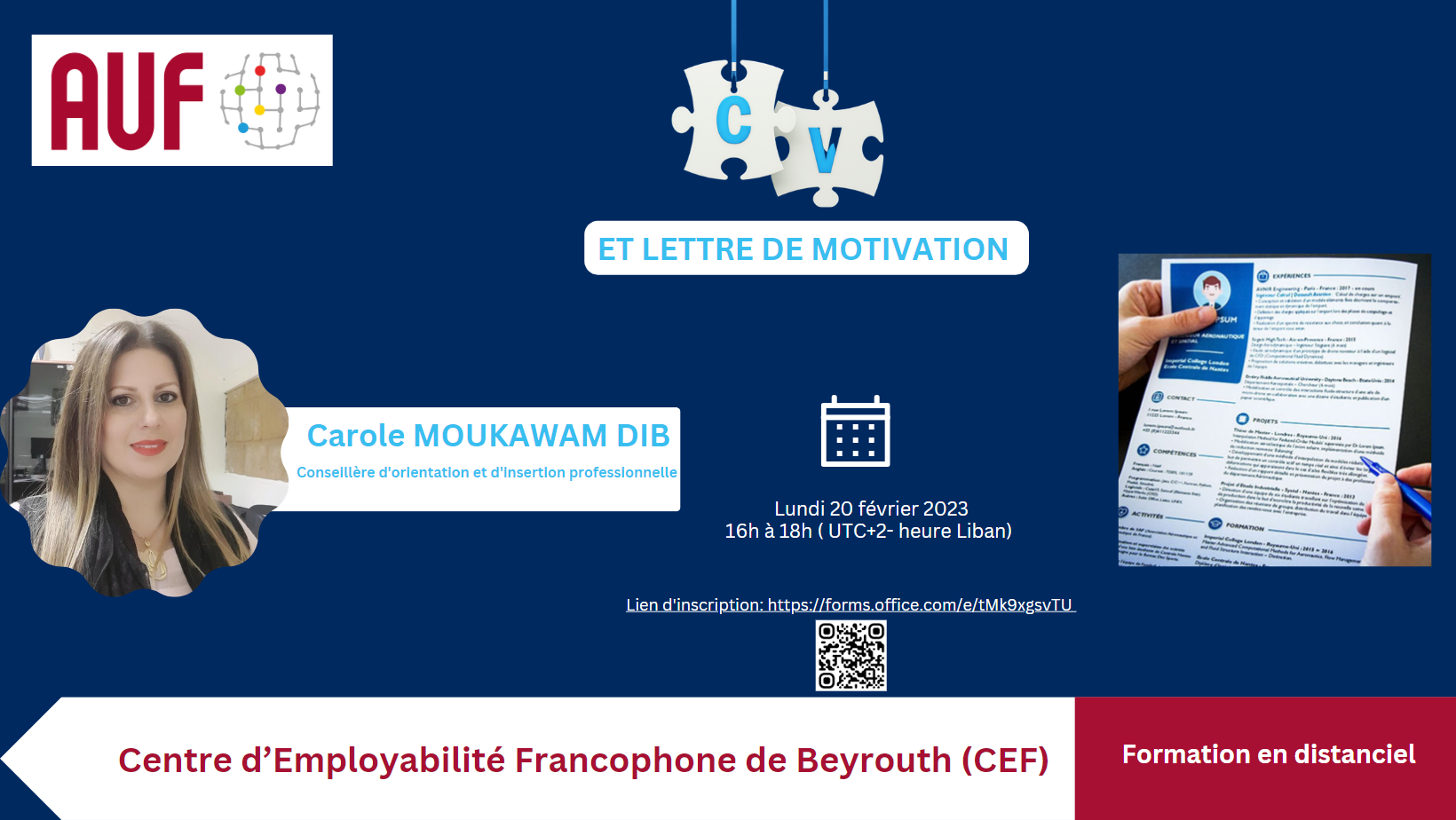 VF Visuel CV et Lettre de motivation