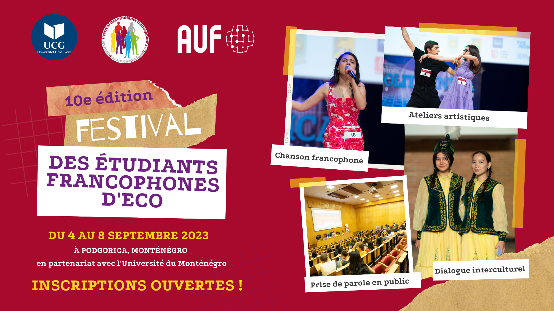 Visuel annonce inscriptions festival des étudiants ECO v3