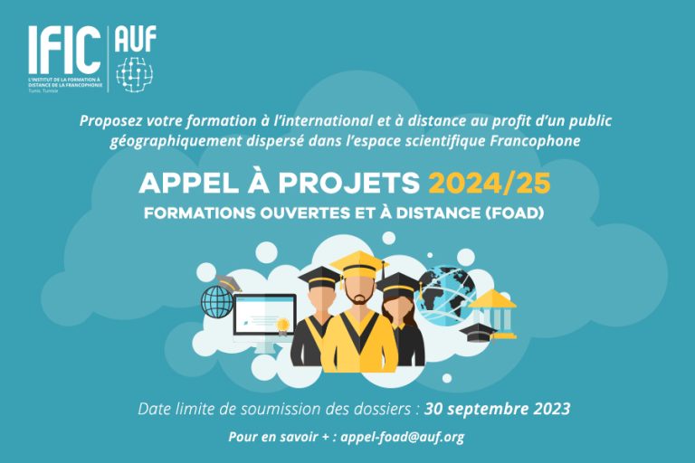Appel à projets Formations Ouvertes et À Distance 2024/2025 AUF