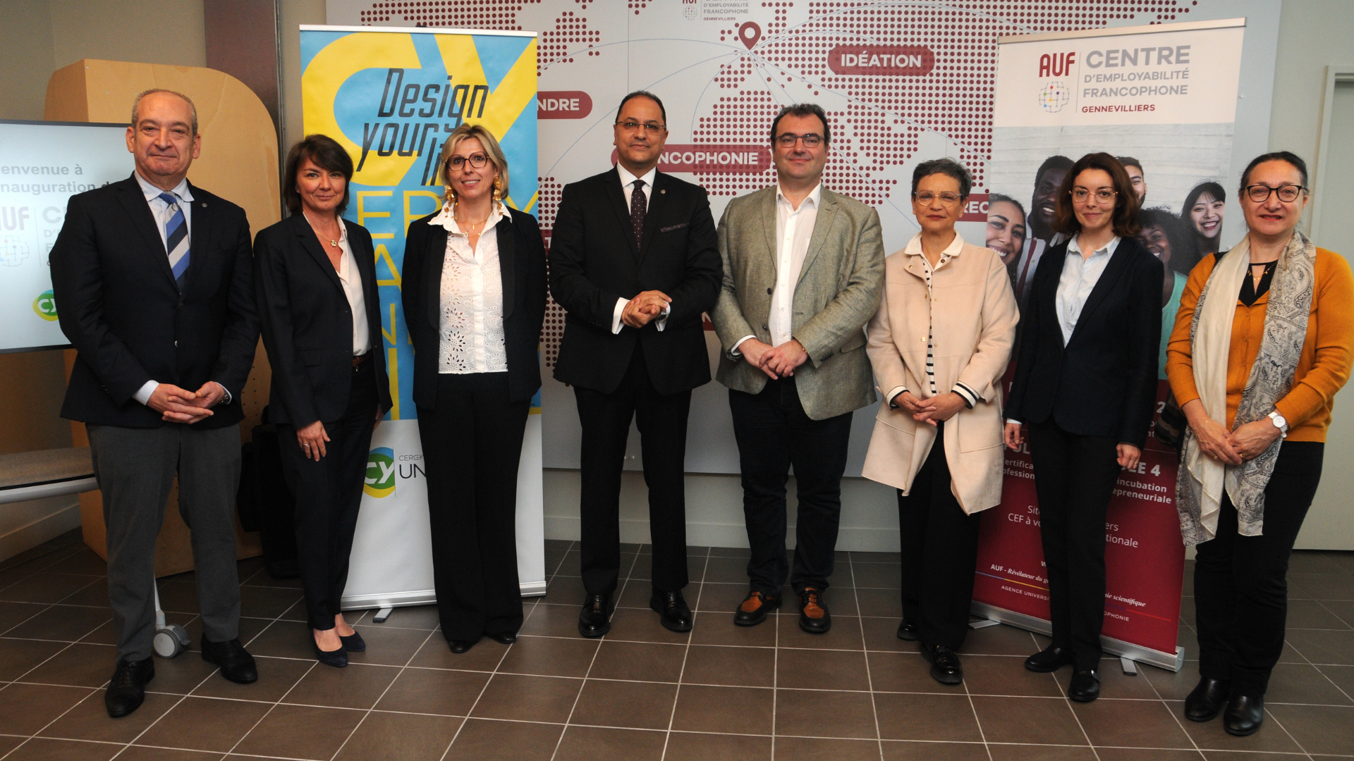 Inauguration du CEF de Gennevilliers (France)