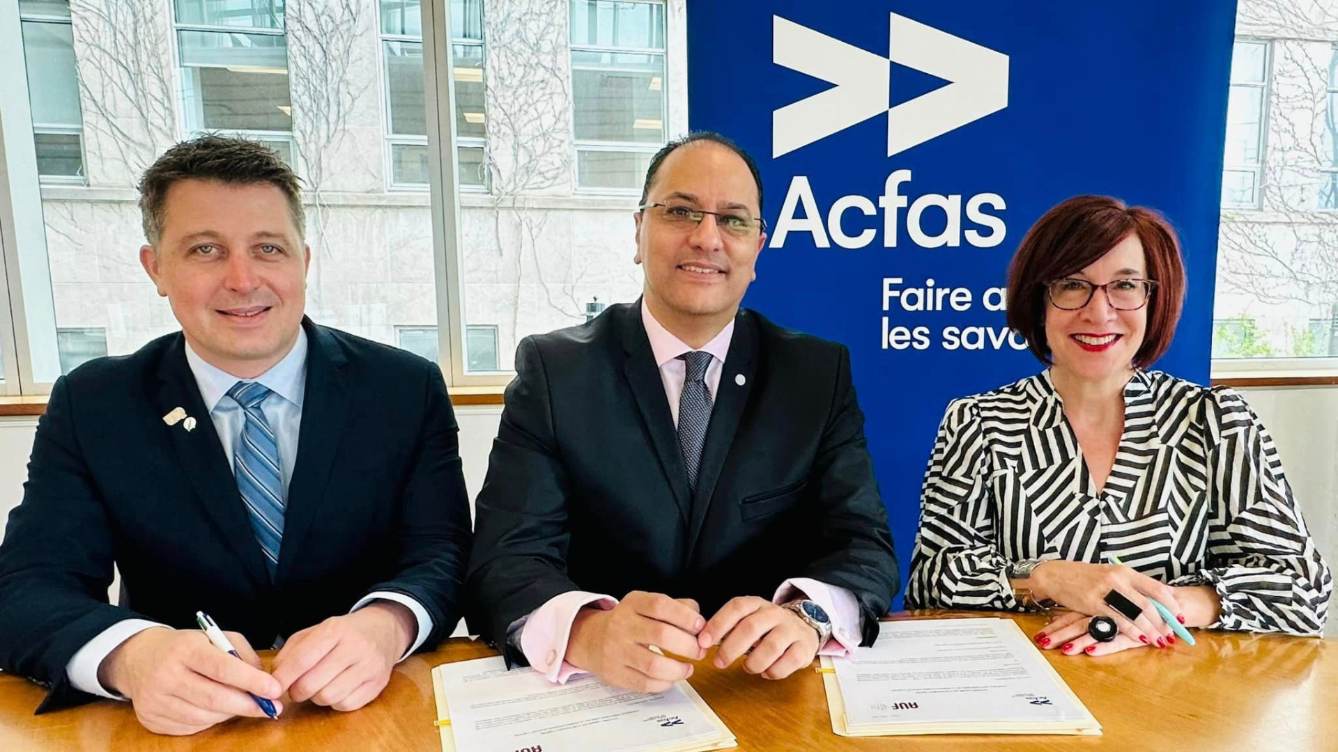 Renouvellement de l'accord-cadre AUF - Acfas