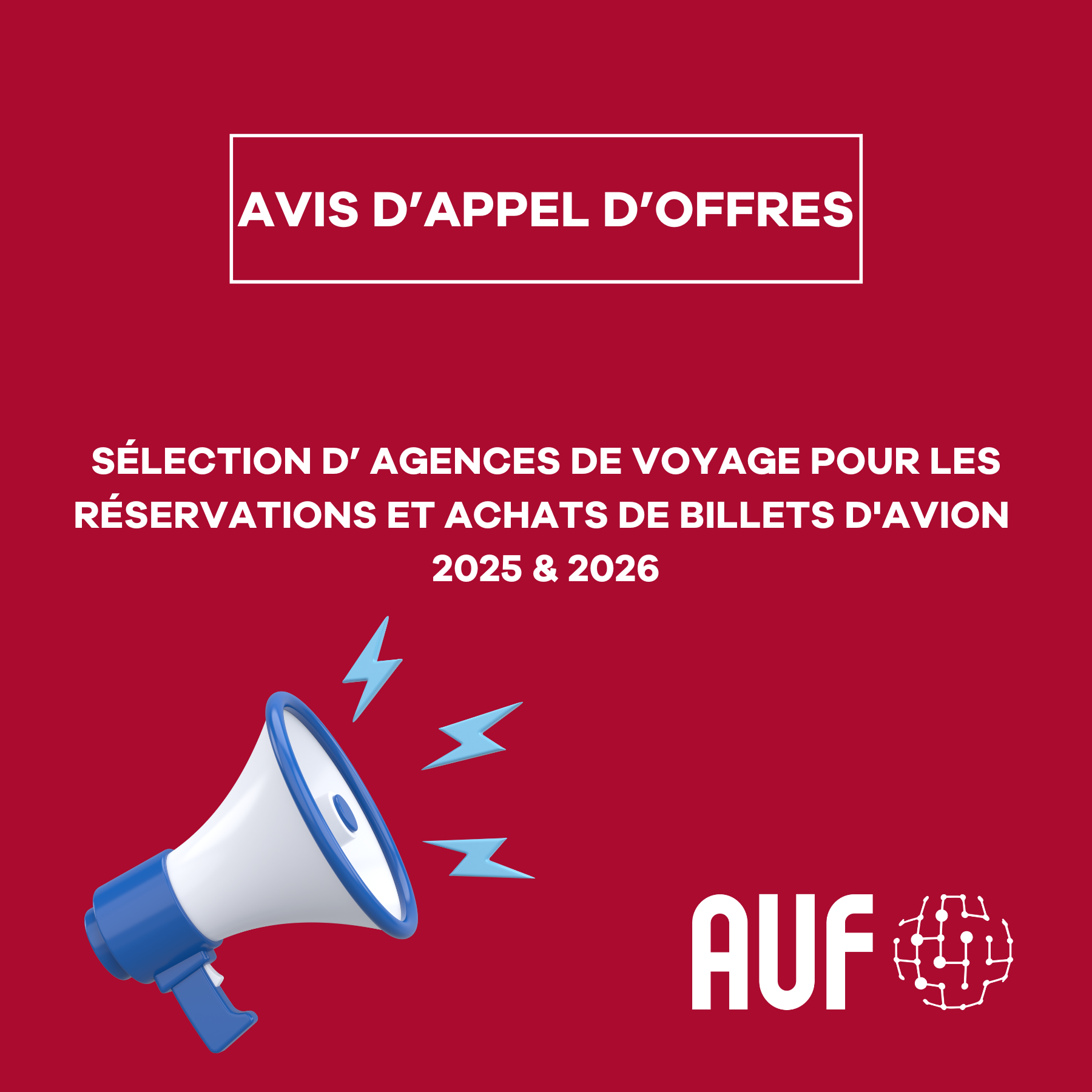 AVIS D’APPEL D’OFFRES(1)